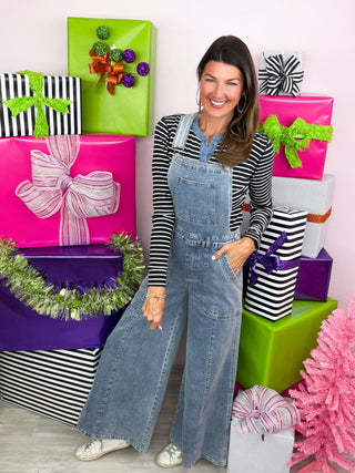 Effortless Agenda Denim Overalls