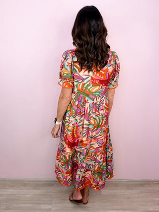 Paradise Found Midi Dress