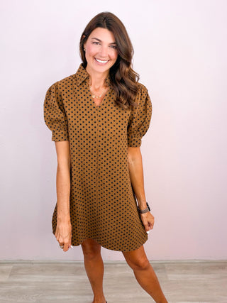 Polished in Polka Dots Dress