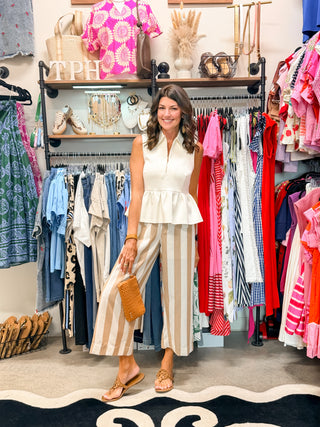 Effortless Stripe Pants