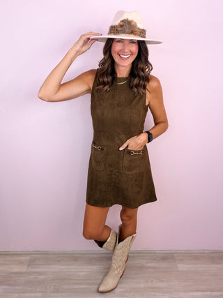 Signature Moment Dress (Brown)