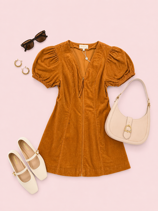 Copper Lane Dress (Camel)