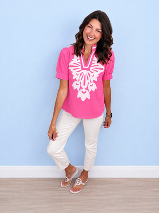 Signature Touch Top (Pink)