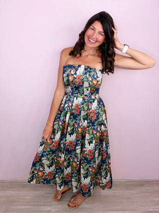 Garden Soirée Midi Dress