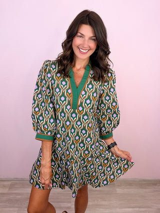 Own The Day Dress (Green)