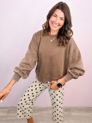 The Everyday Essential Sweatshirt - Mocha