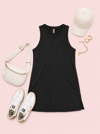 Year Round Scuba Shift Dress