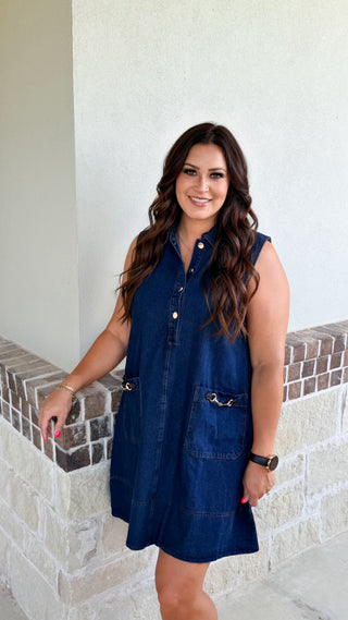 Easy Living Dress (Denim)