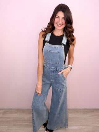 Effortless Agenda Denim Overalls