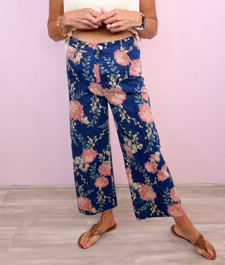 Floral Statement Denim