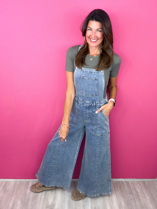 Effortless Agenda Denim Overalls