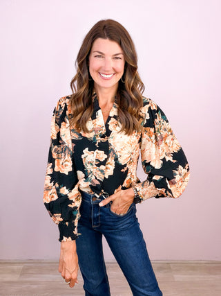 Golden Hour Blooms Top