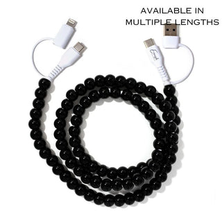 Erimish® Beaded Phone Charger Blackout - 3.3'