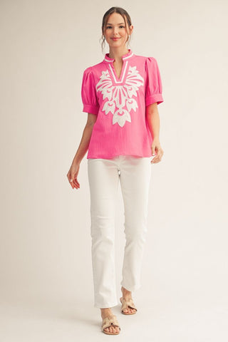 Signature Touch Top (Pink)