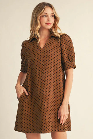 Polished in Polka Dots Dress