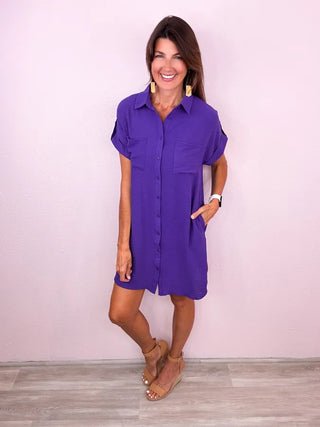 All Agendas Shirt Dress