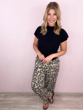 Barrel Leopard Pants
