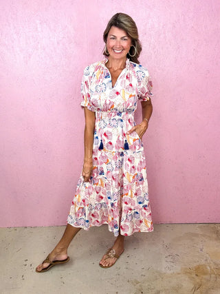 THML A Summer Vibe Midi Dress