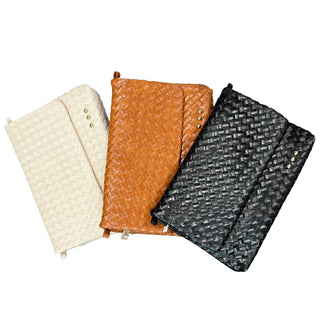 Wrenlee Woven Flap Crossbody