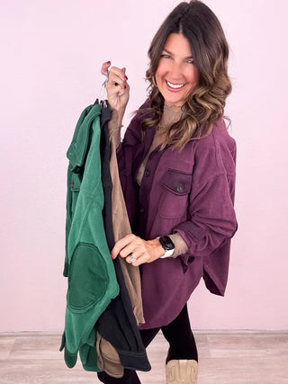 Oversized Fleece Shacket