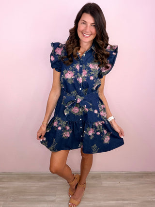 Denim Sweetheart Dress