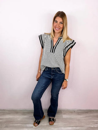 MICA Dark Wash Boot Cut