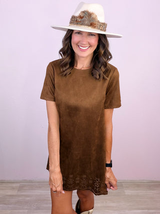 Vegan Suede Moments Dress