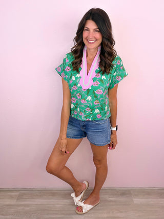 Floral Pop Top