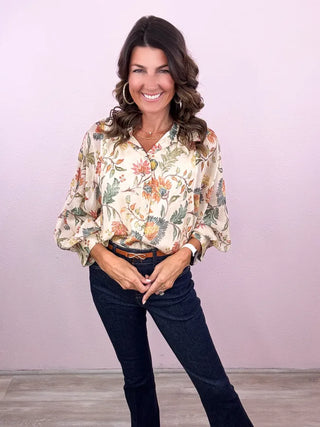 All Around Floral Top