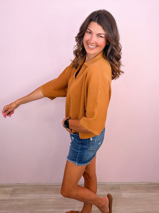 Quiet Luxury Top (Camel)