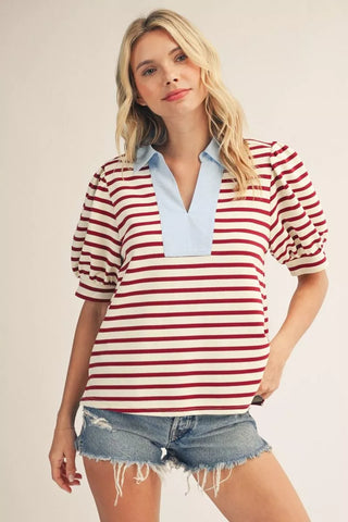 Hampton Stripe Top