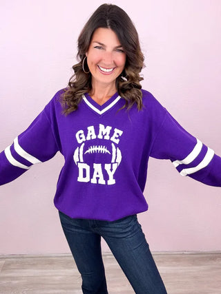 Game Day Varsity Sweater