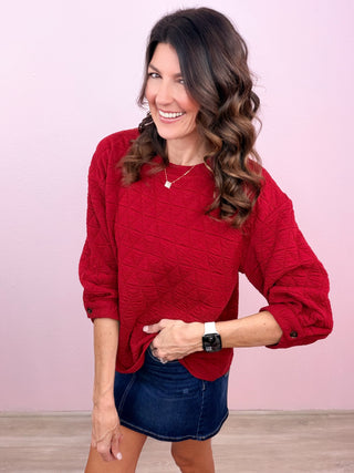 RISEN Mid Rise Denim Skirt