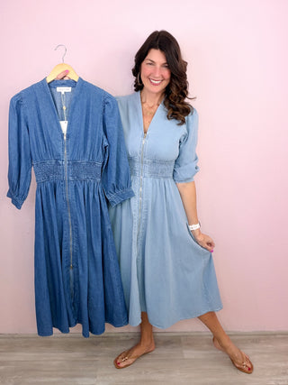 Denim & Grace Midi Dress