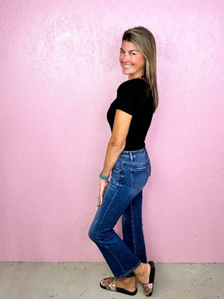 RISEN HR Ankle Flare Denim