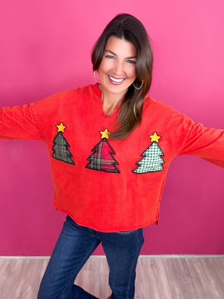 Merry Tree Vibes Pullover