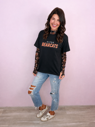 Leopard League Top