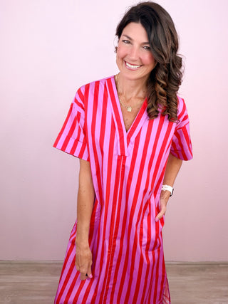 Bold Moves Midi Dress