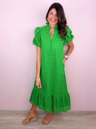 Meadow Whisper Midi Dress