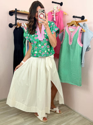 Floral Pop Top