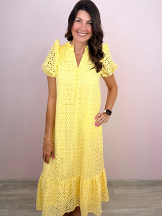 Meadow Whisper Midi Dress