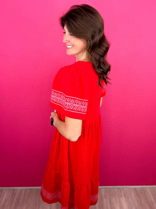 Little Coastal Town Midi Dress