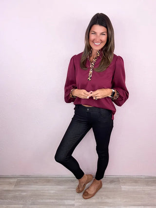 Cotton-blend 5-pocket Skinny Jeggings