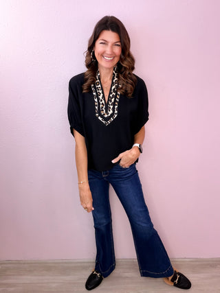 RISEN Tummy Control Flare Denim