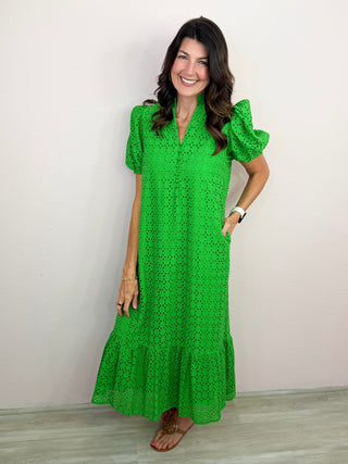 Meadow Whisper Midi Dress