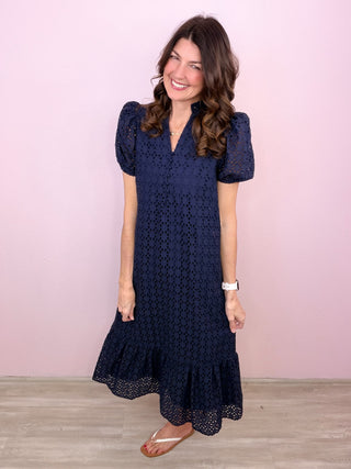 Meadow Whisper Midi Dress