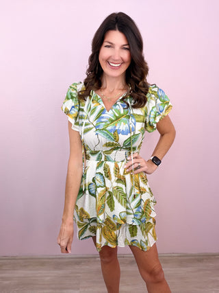 Meet in the Palms Dress