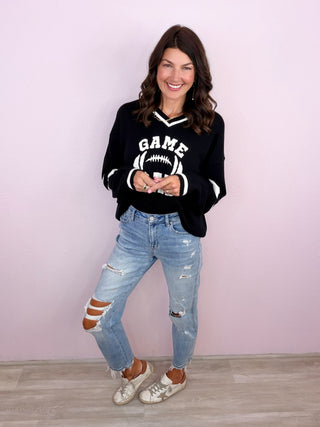 MICA Straight Leg Distressed Denim