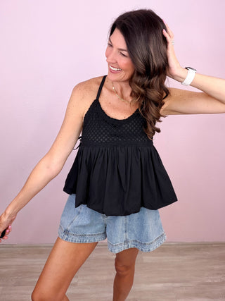 Obsessing Over It Denim Skort