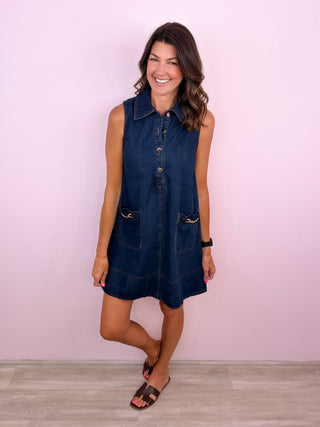 Easy Living Dress (Denim)